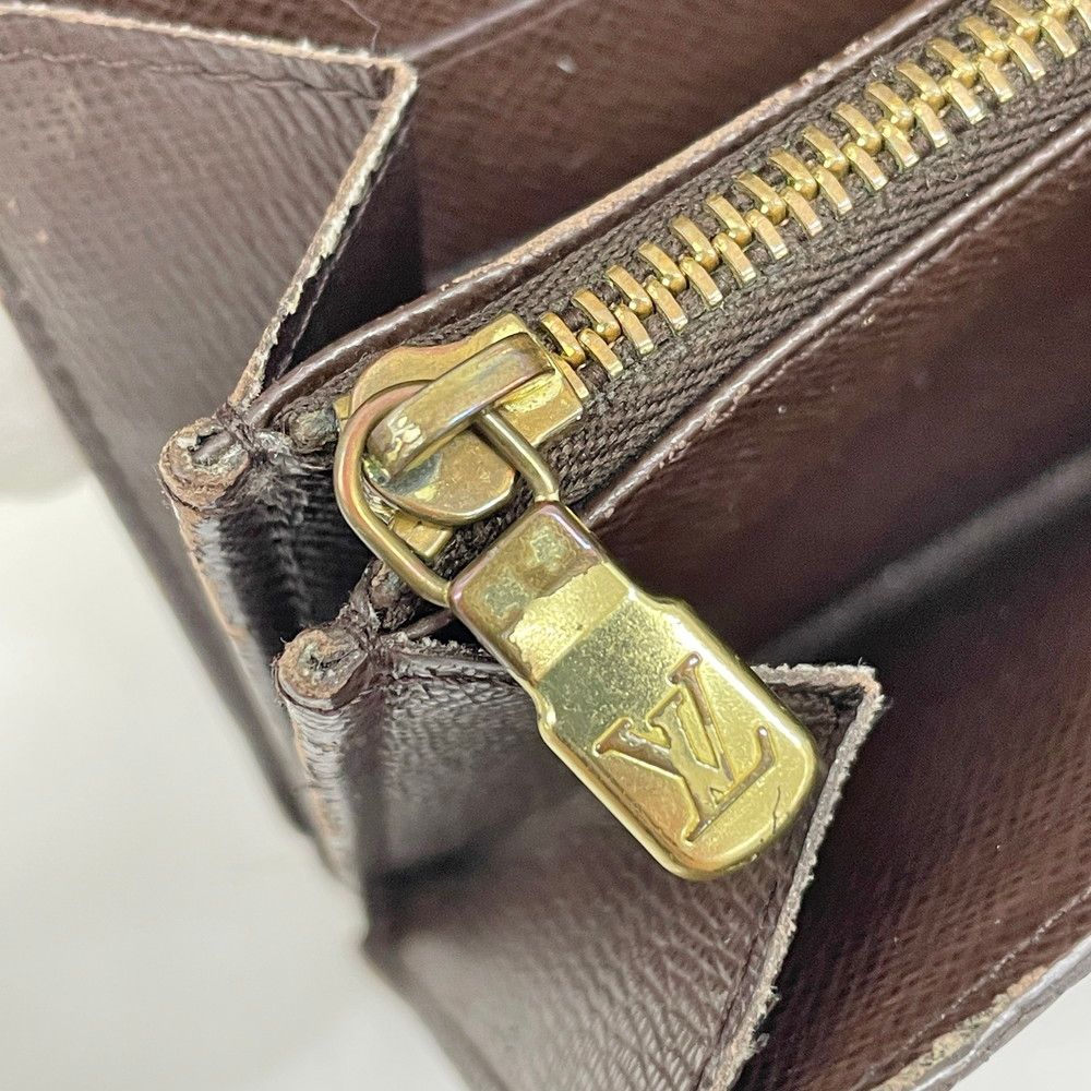 ルイ・ヴィトン LOUIS VUITTON 長財布 ダミエ ポルト モネ クレディ