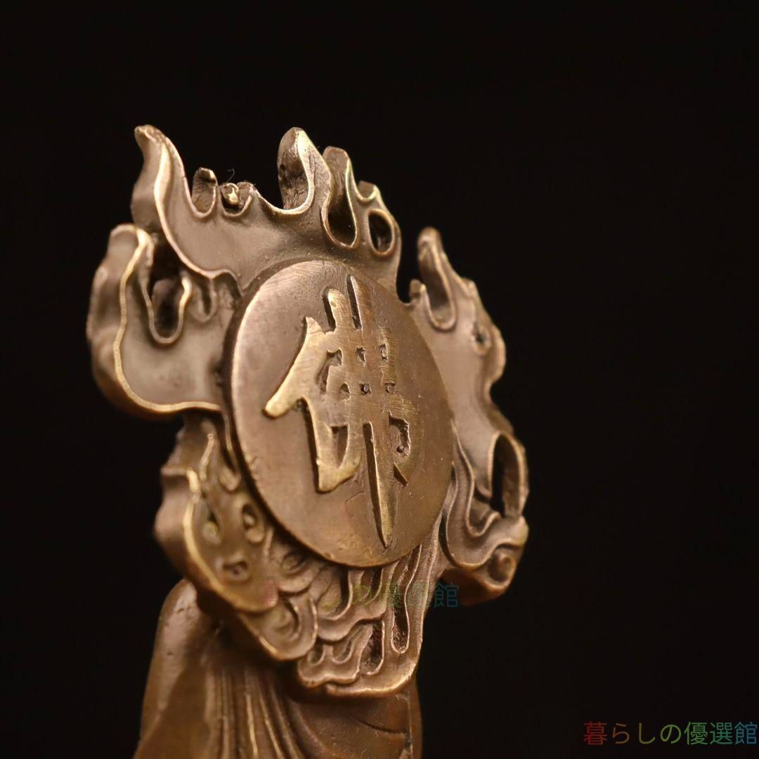 地蔵 大勢至菩薩 観音 銅製 仏像 彫刻 置物 開運 風水 美術品・アンティーク・コレクション 地蔵菩薩 観音 仏像 銅製 置物