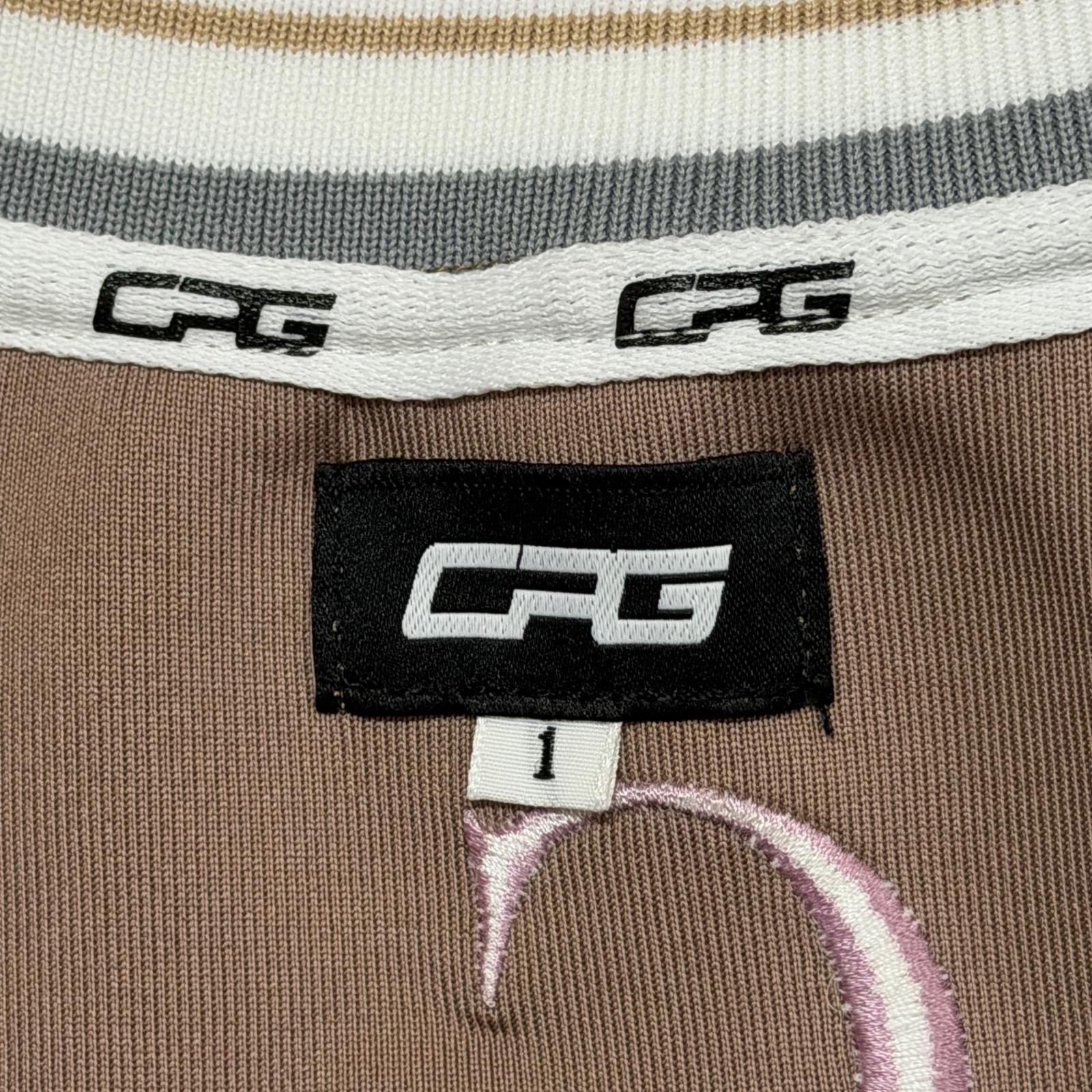 参考上代24200円 未使用 CPG GOLF 半袖ジップシャツ ゴルフウェア