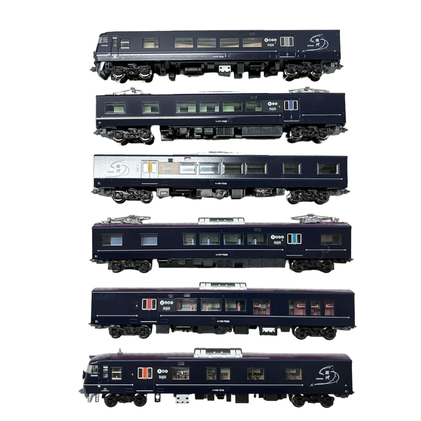 TOMIX 98714 JR 117 7000系電車 WEST EXPRESS 銀河 6両セット 鉄道模型
