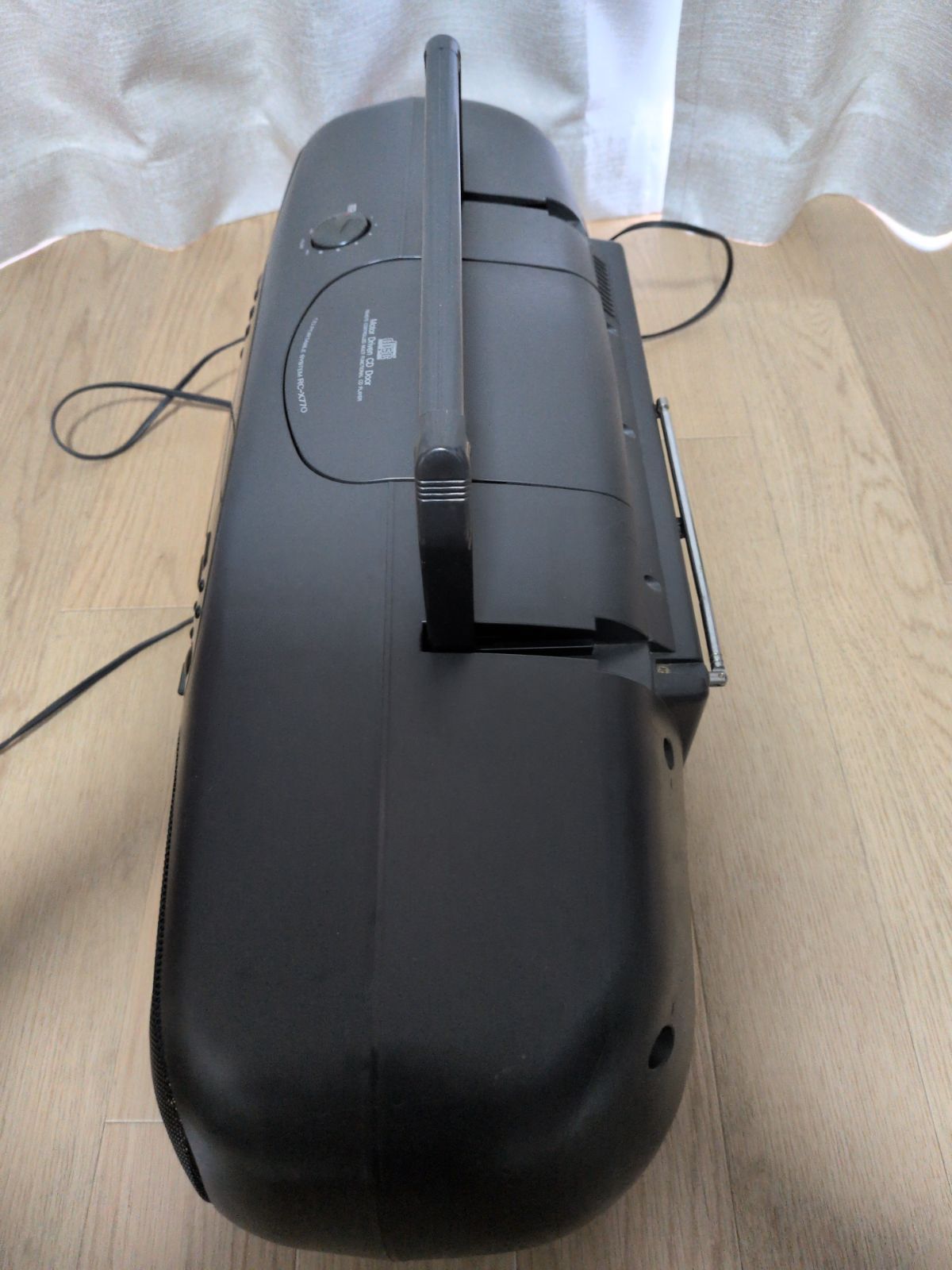 レトロ】Victor (ビクター) バブルラジカセ CD PORTBLE SYSTEM RC-X770