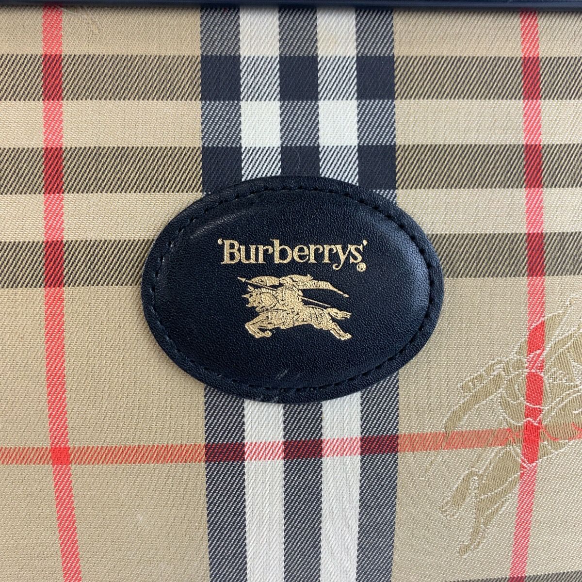 美品 Burberrys バーバリーズ ヴィンテージ シャドーホース チェック柄