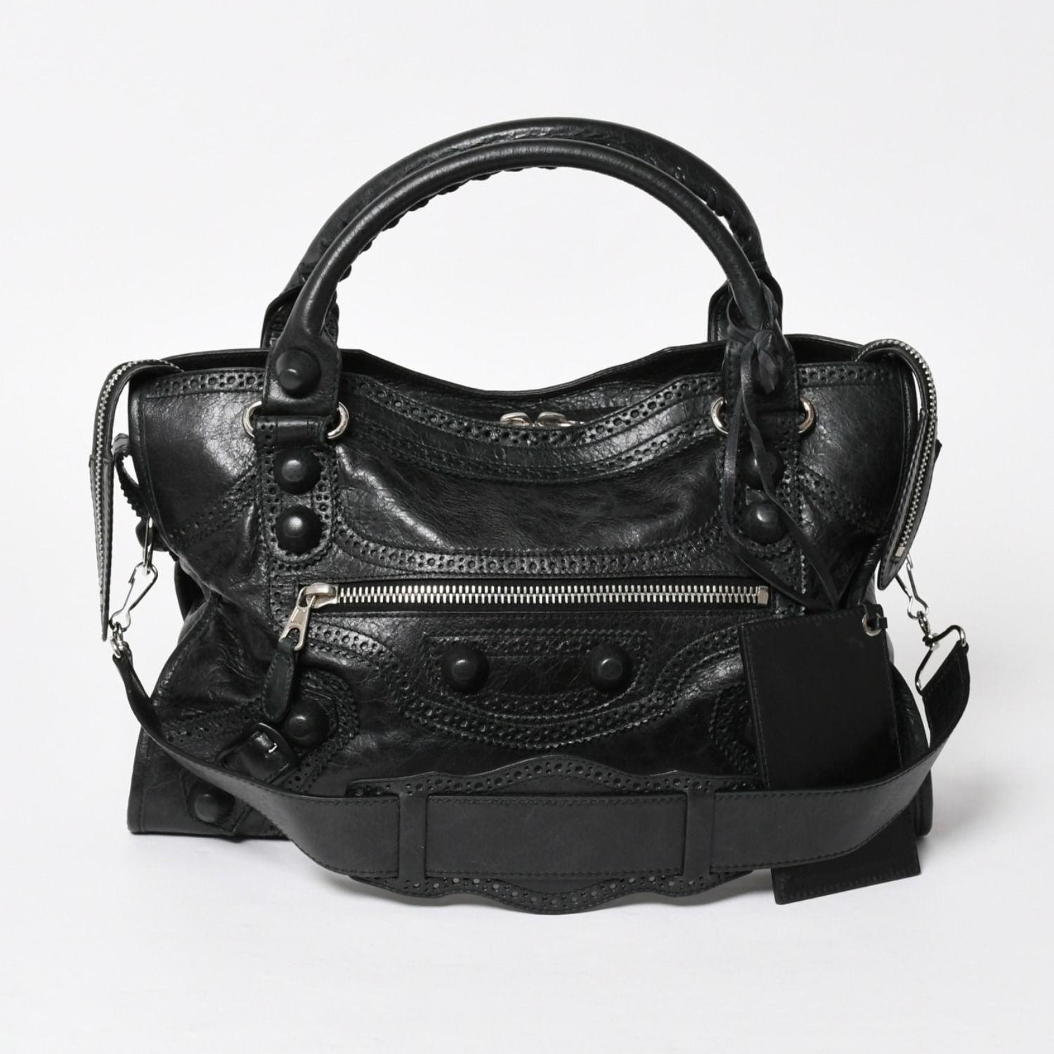 極美品 BALENCIAGA バレンシアガ ジャイアントシティ Giant City 204529 2WAY ショルダーバッグ ハンドバッグ 中古 4a005475