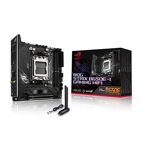 ASUS ROG STRIX B650E-I GAMING WIFI AMD Ryzen 7000 シリーズ AM5 対応 B650 搭載 Mini-ITX マザーボード/国内正規代理店品yu 35,003円