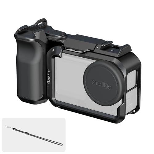 SmallRig DJI Osmo Action 6用ハンドルグリップキット（メタルケージ付き）、DJI用ストリートフォトグラフィーグリップ、シャッターボタン付きAction 6ケージ、コールドシュー、リストストラップ、レンズカバー、1/4ネジ穴 - 60yu 10,116円