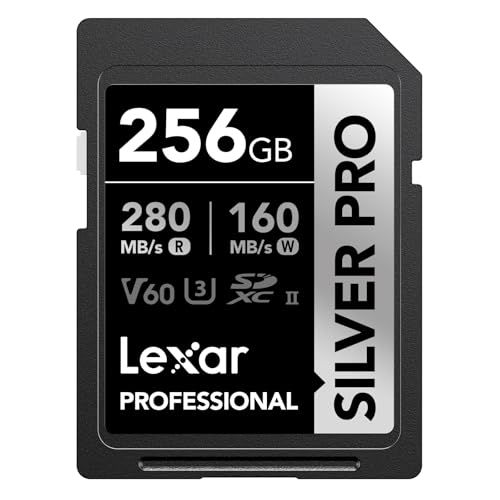Lexar Professional SDXC 256GB SILVER PRO UHS-II V60 最大読取280MB/s 最大書込160MB/s 国内正規品 国内サポート可yu
