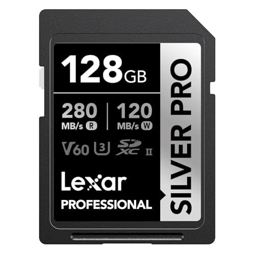 Lexar Professional SDXC 128GB SILVER PRO UHS-II V60 最大読取280MB/s 最大書込120MB/s 国内正規品 国内サポート可yu