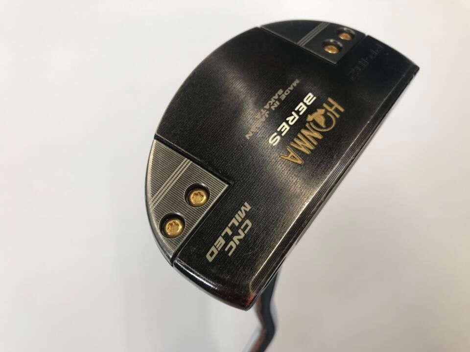 ホンマゴルフ　ベレス PP-102 黒染　パター　中古【最短即日発送】 11,347円