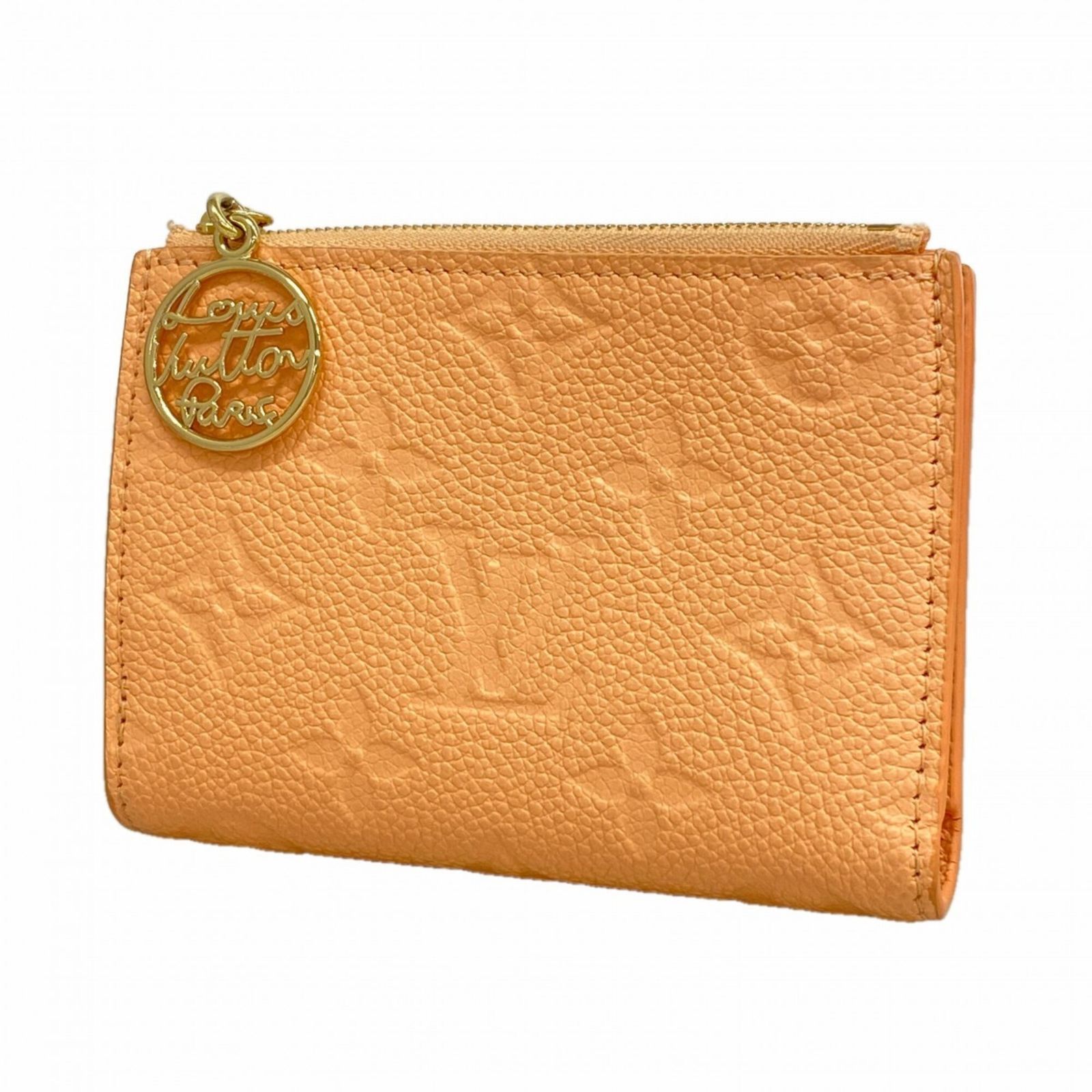 ルイ・ヴィトン(Louis Vuitton) ルイ・ヴィトン 財布 モノグラム・アンプラント ポルトフォイユリサ M27487 ピーチレディース