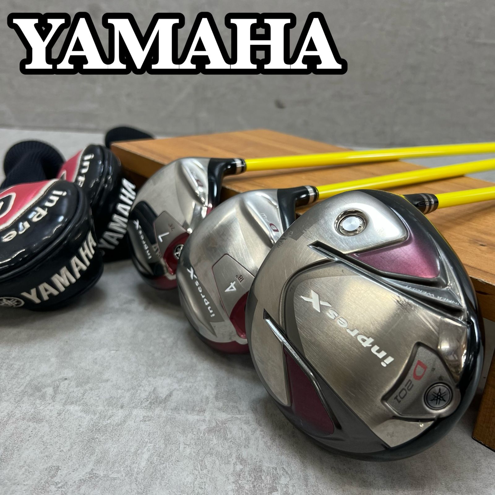 ヤマハ インプレス X D メンズ レディースゴルフ ウッド3本セット