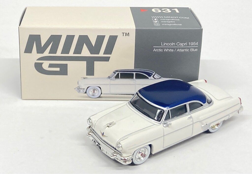 TSM MODEL 1/64MINI GT リンカーン カプリ 1954 アークティック