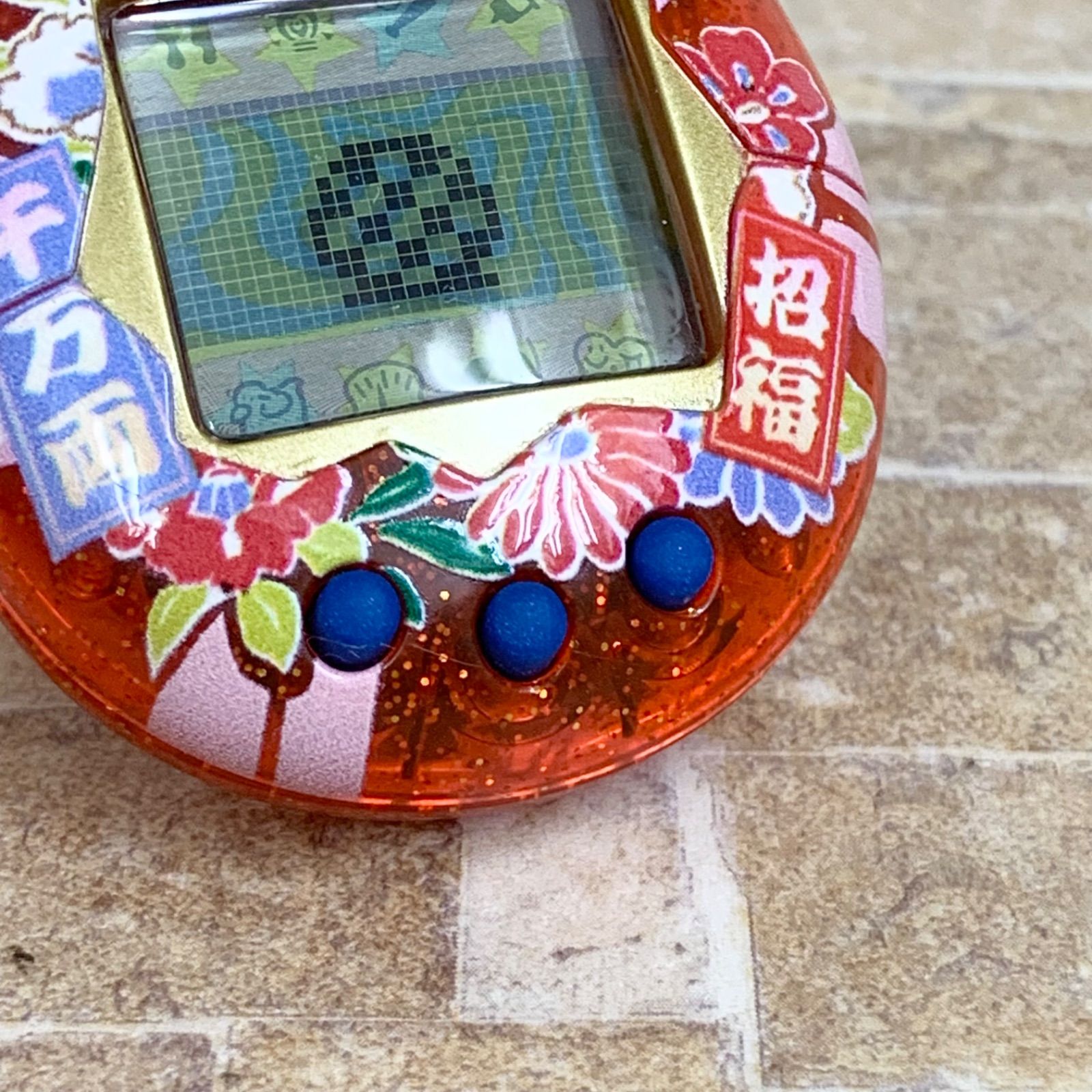 Original Tamagotchi 招き猫みみっち inspired by 江戸木目込人形 GEN2