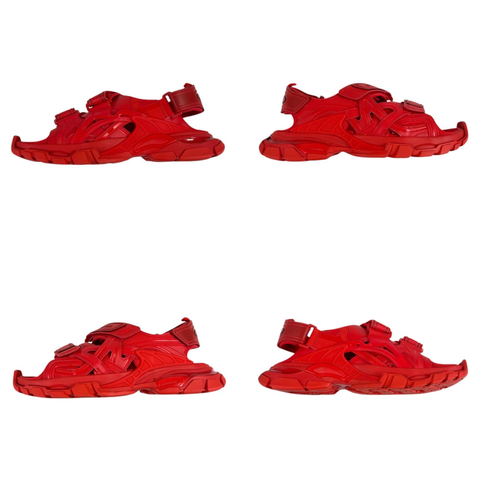 BALENCIAGA Track Sandal FULL RED 42 バレンシアガマジックテープ式
