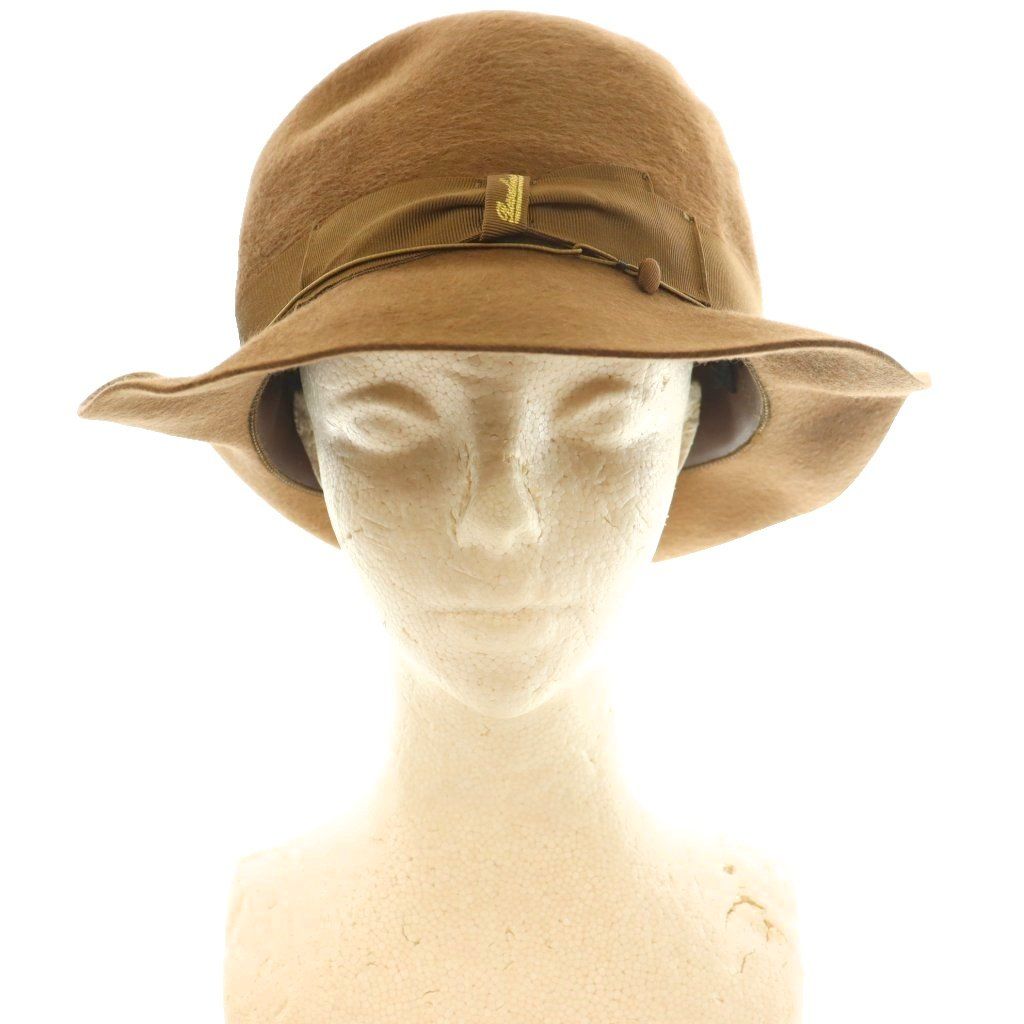 Borsalino ウールフェルトハット ブラウン　61 ボルサリーノ Borsalino フェルトハット 帽子 ウール 茶 ブラウン /SS