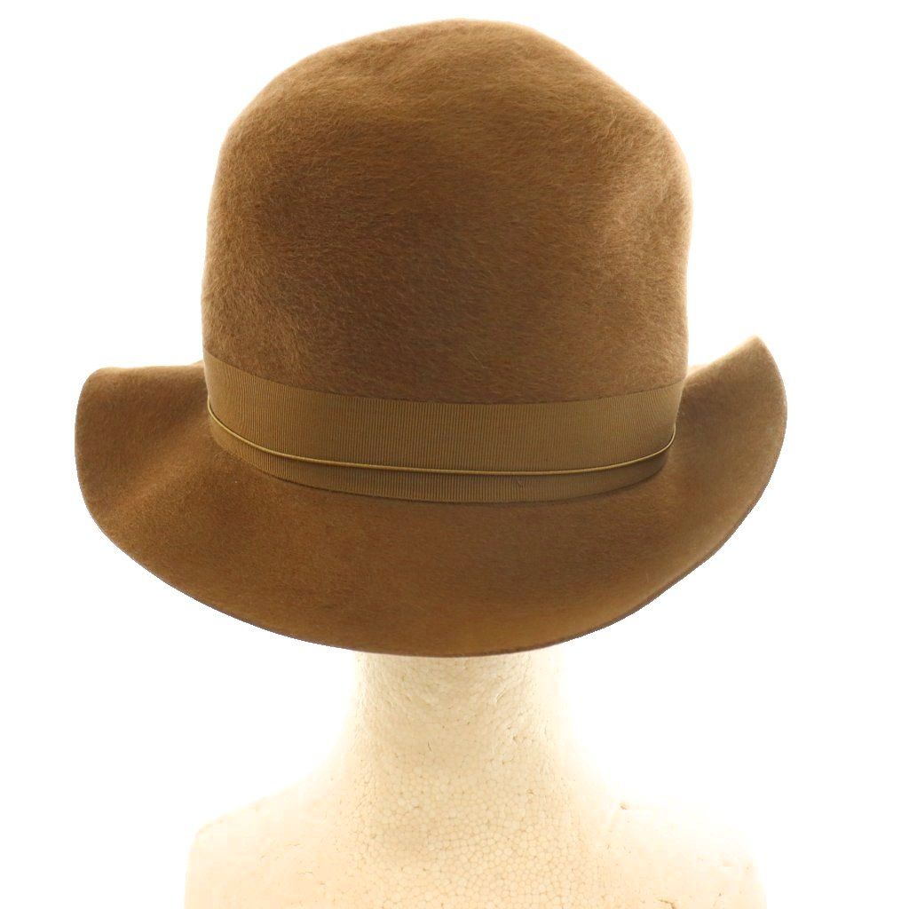 ボルサリーノ Borsalino フェルトハット 帽子 ウール 茶 ブラウン /SS