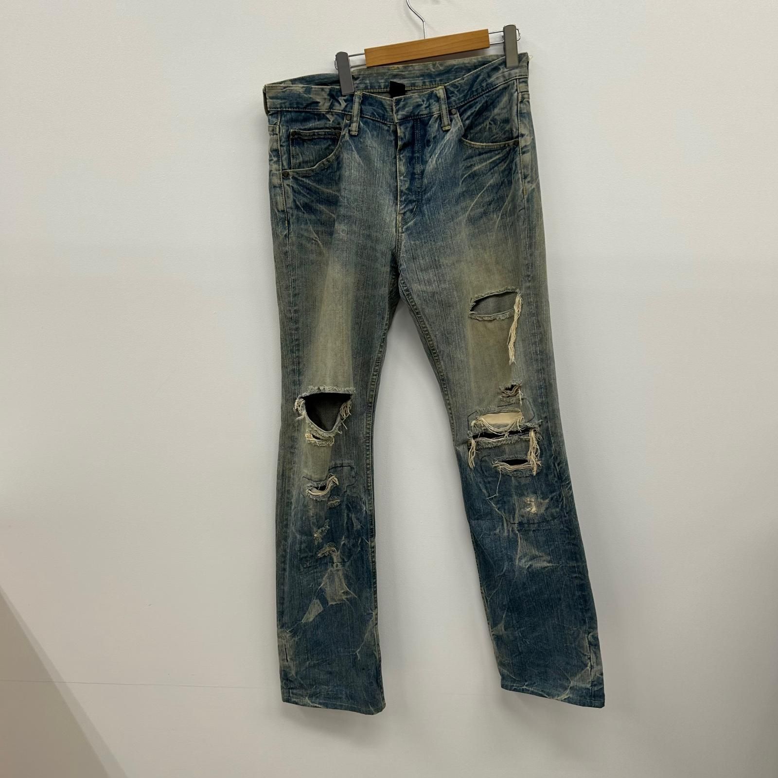 イオン広店】 中古 Pledge | プレッジ デニムパンツ ダメージ加工 