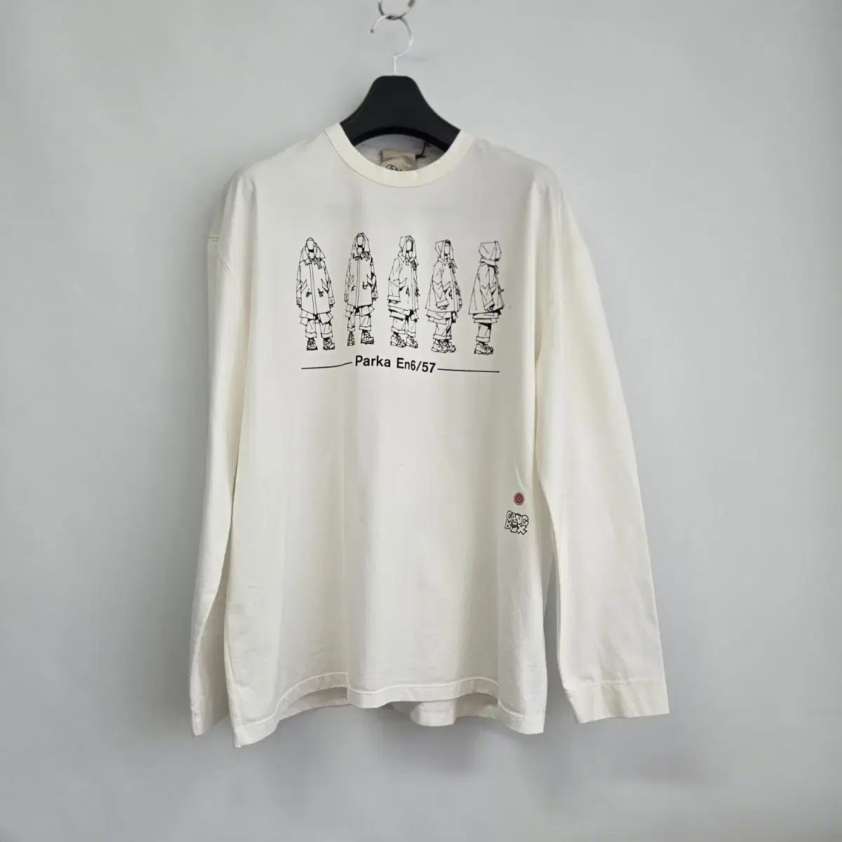 s0145 テンシー Ten C ロングスリーブ スウェット 白 L