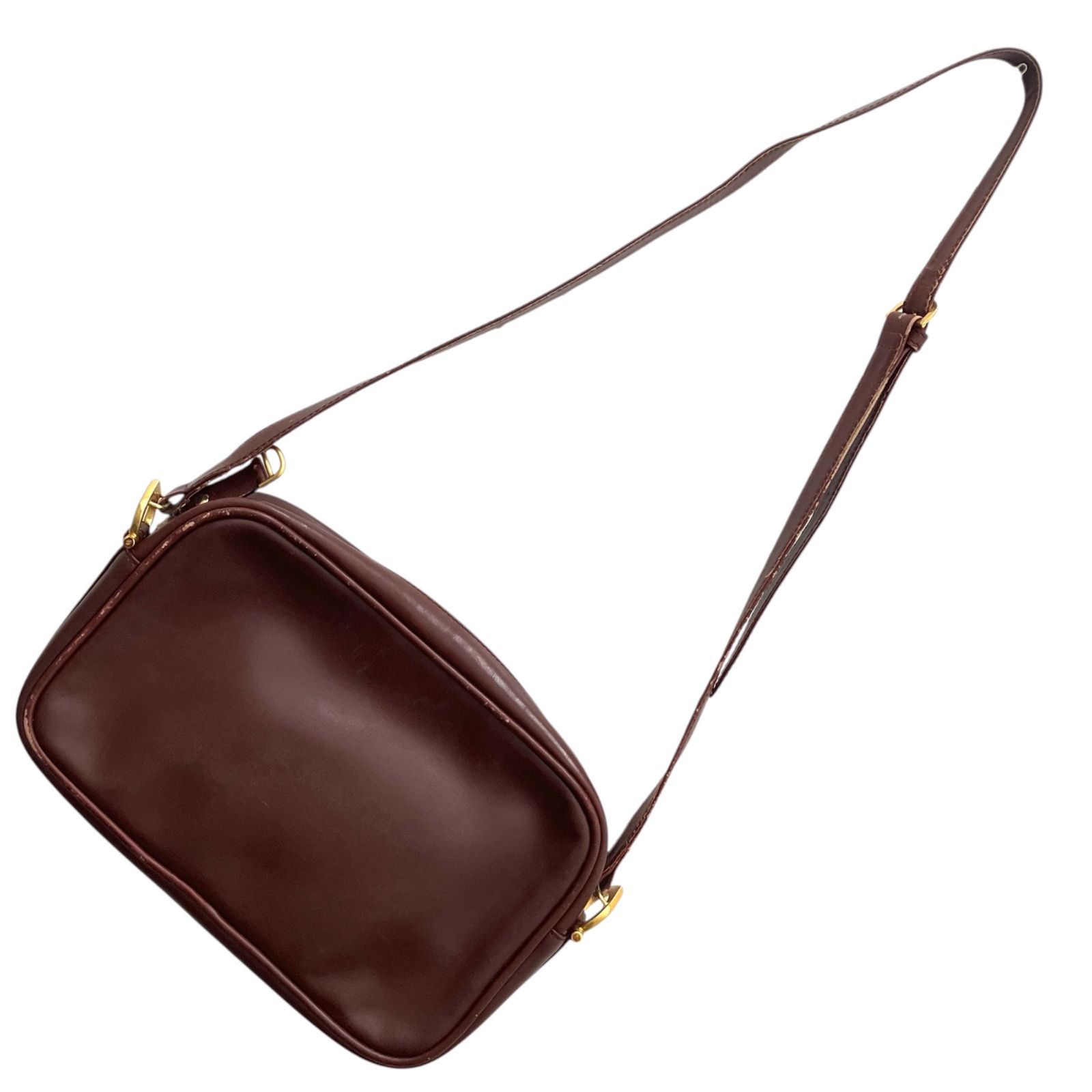 美品⭐︎Cartier マストライン ゴールドロゴ Wポケット ショルダー 