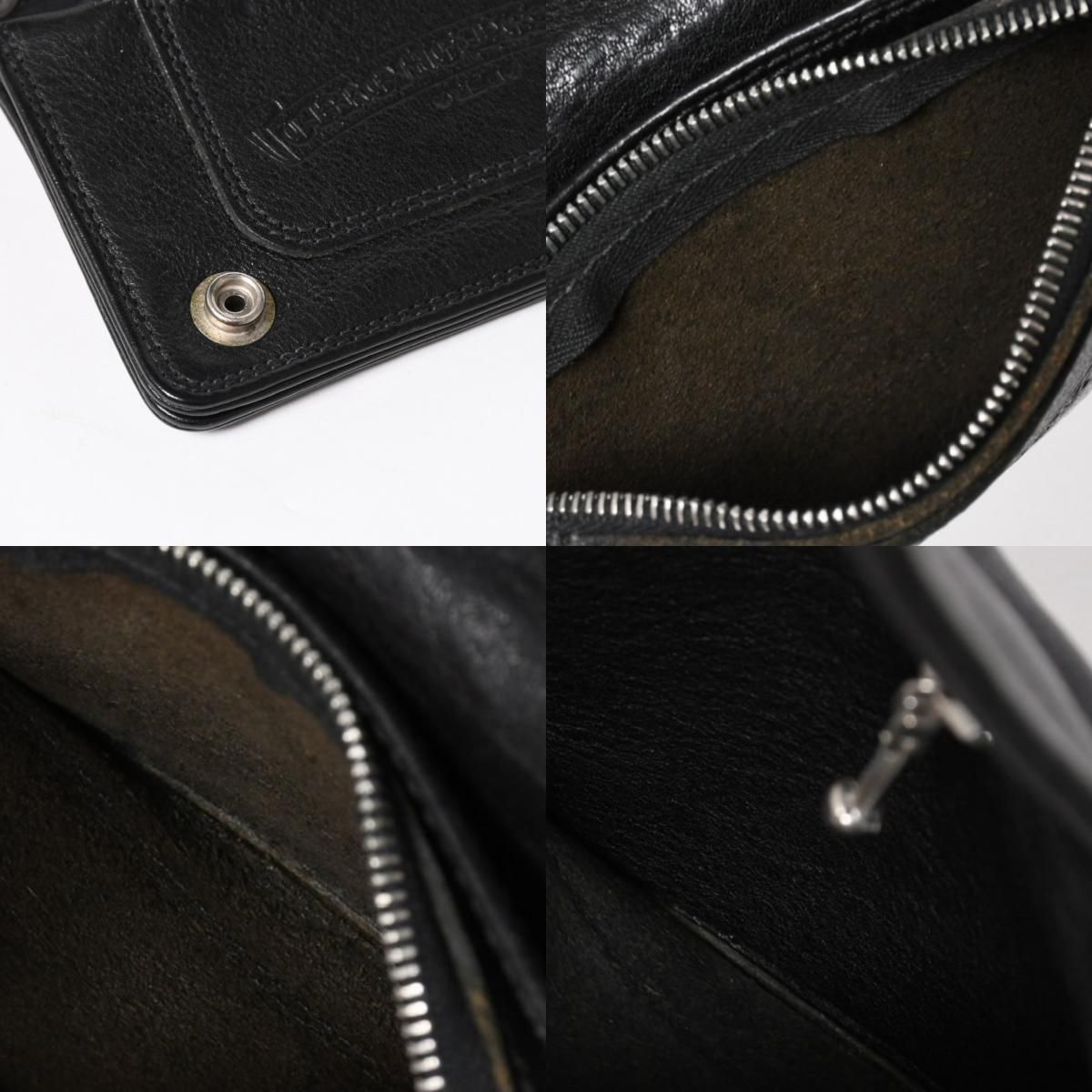 CHROME HEARTS クロムハーツ 2ZIP STRAP WALLET 2ジップ ストラップ