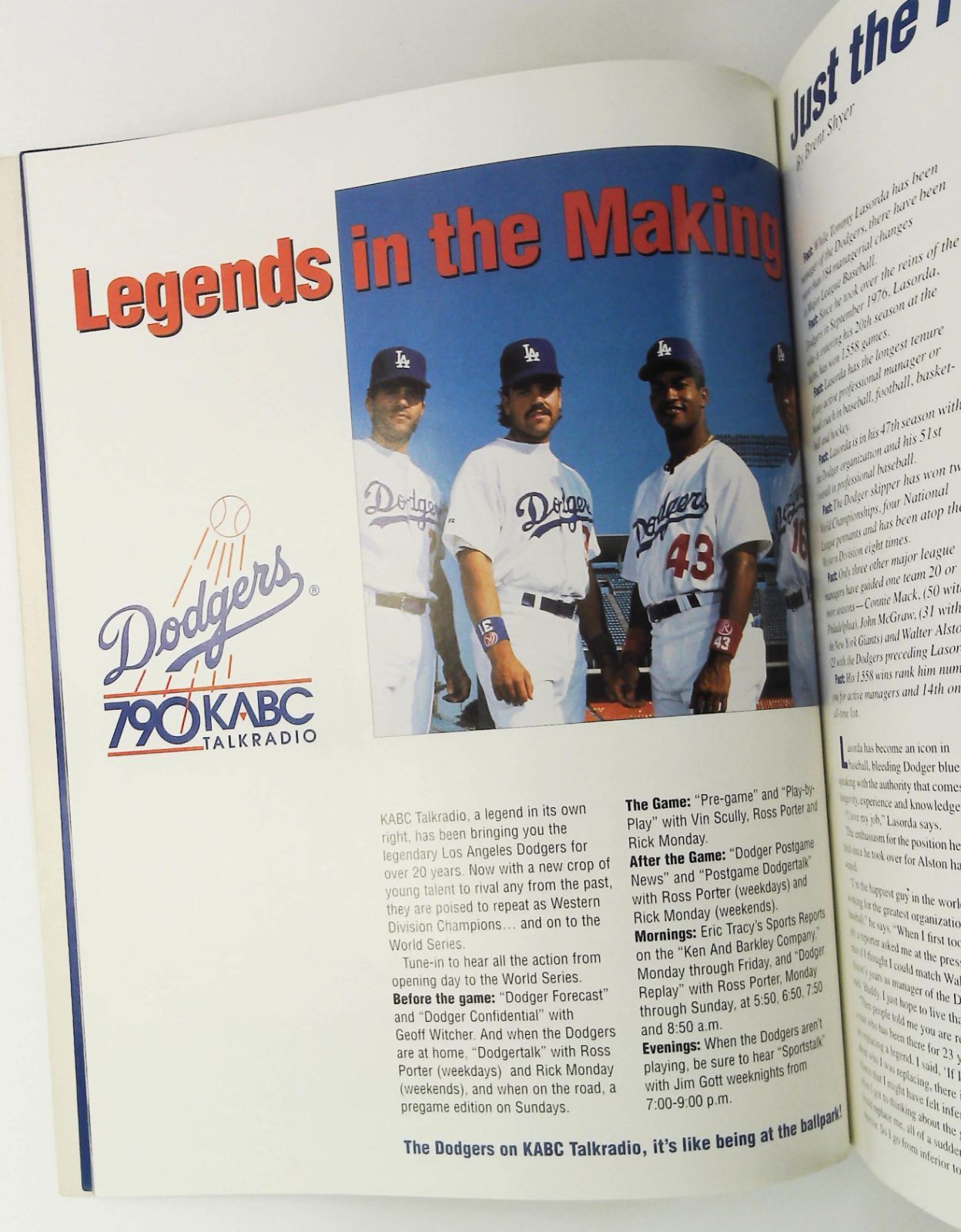 ロサンゼルス・ドジャース1996年記念イヤーブック 雑誌 ドジャース