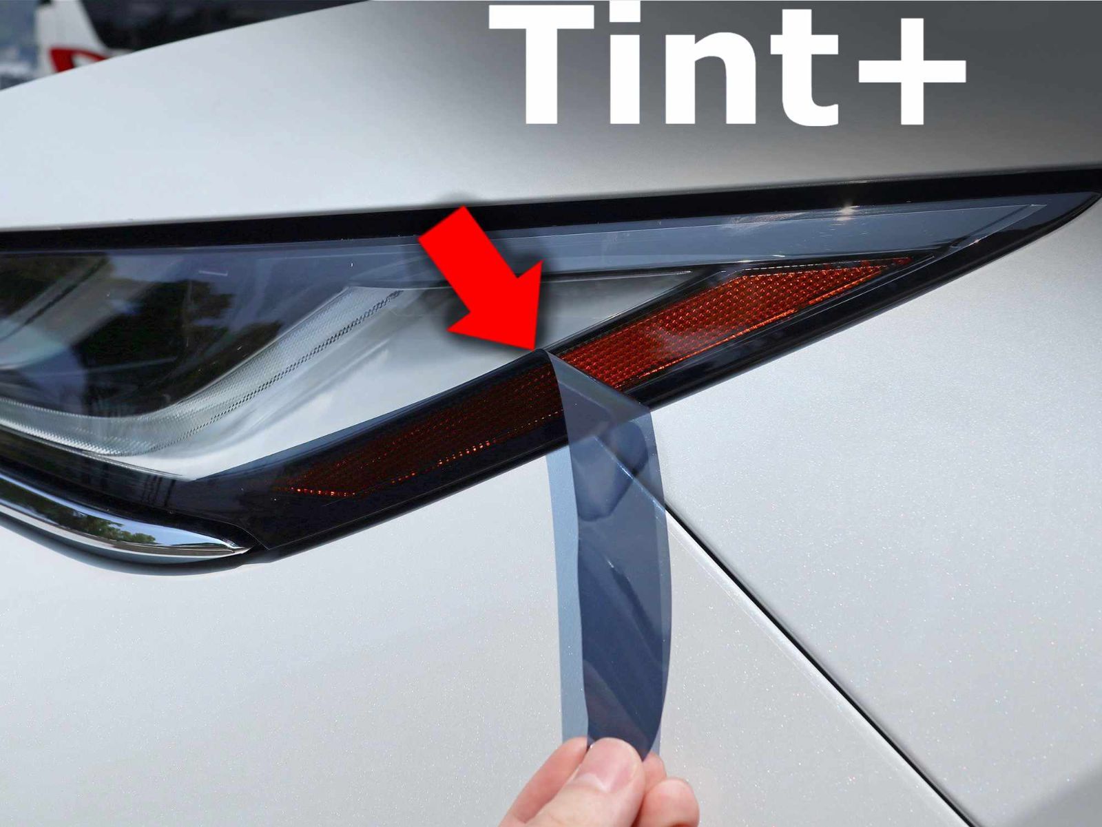Tint+カット済み ハリアー80系 アイライン スモークフィルム MXUA80