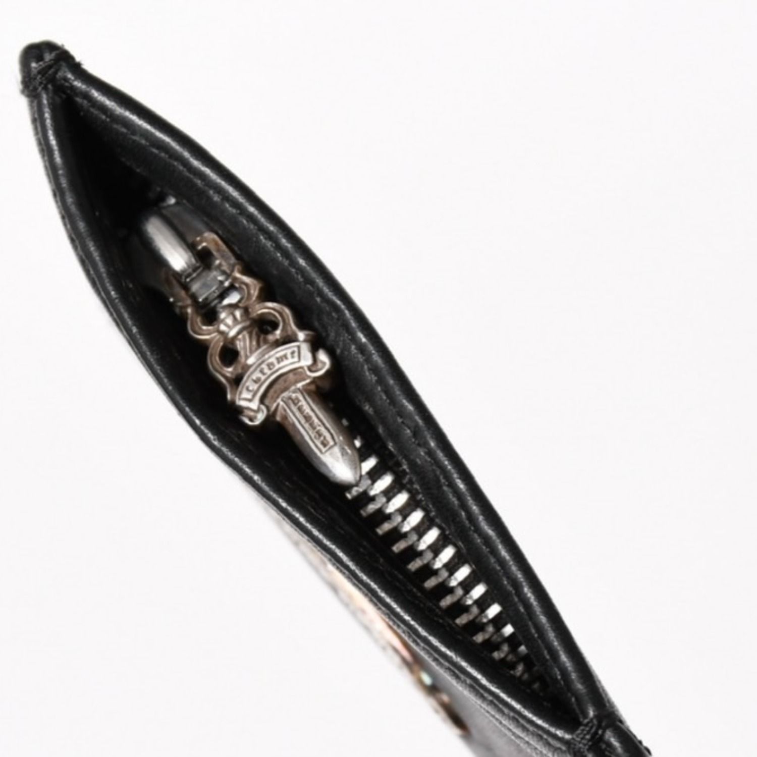 極美品 CHROME HEARTS クロムハーツ ZPR CHNG PURSE チェンジパース