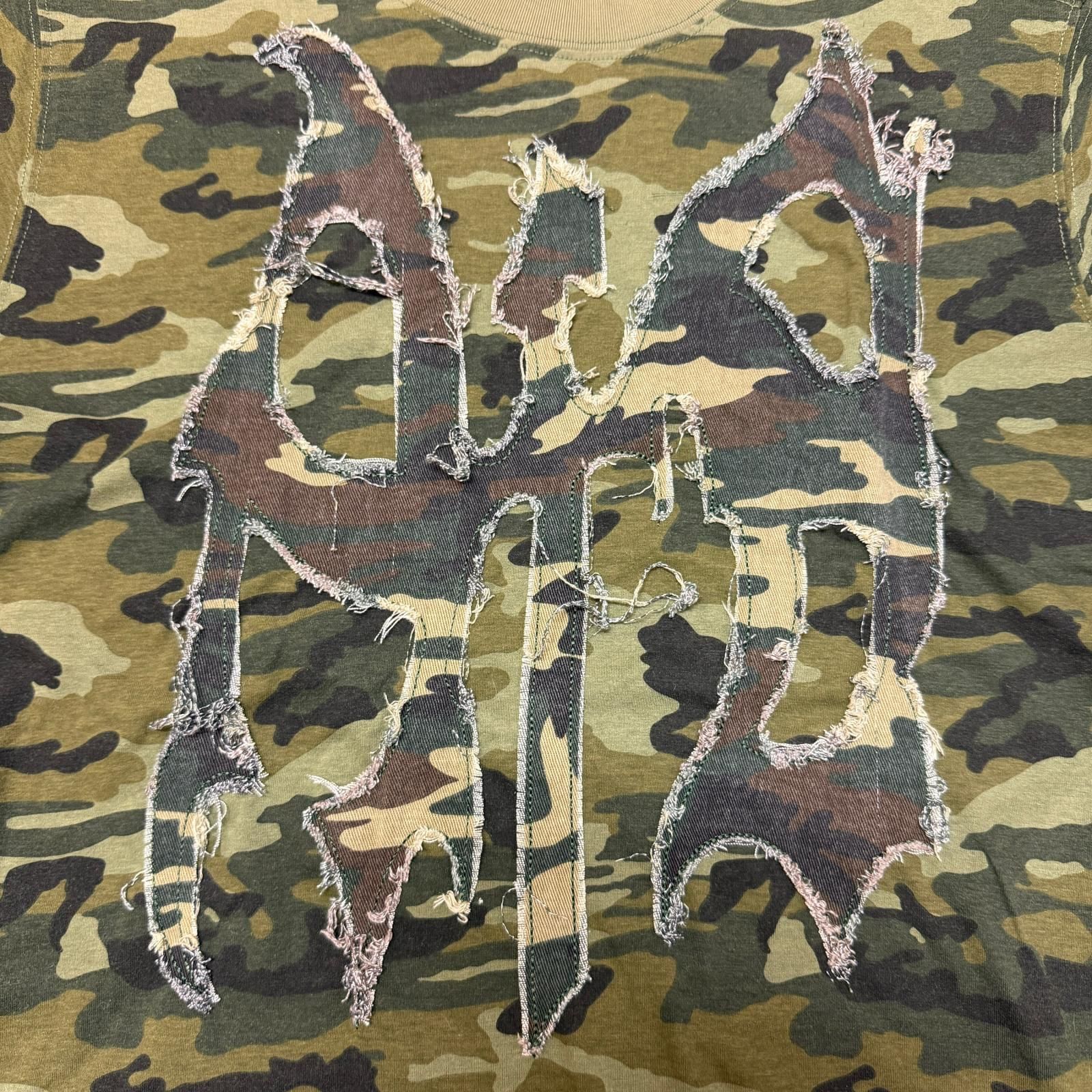 参考上代14300円 AFB BLADE AFB TEE カモ柄Tシャツ 明細 半袖