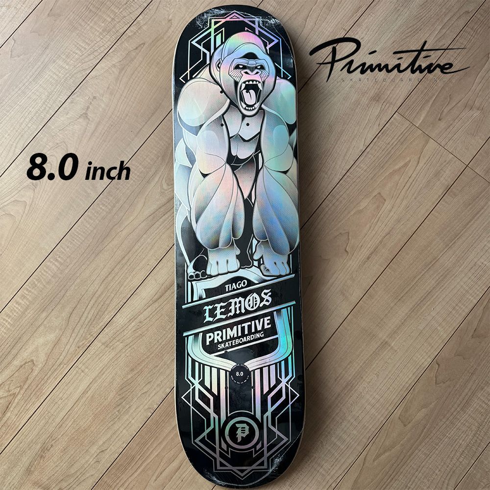 PRIMITIVE TIAGO LEMOS GORILLA SPECTRA DECK BLACK - 8.0