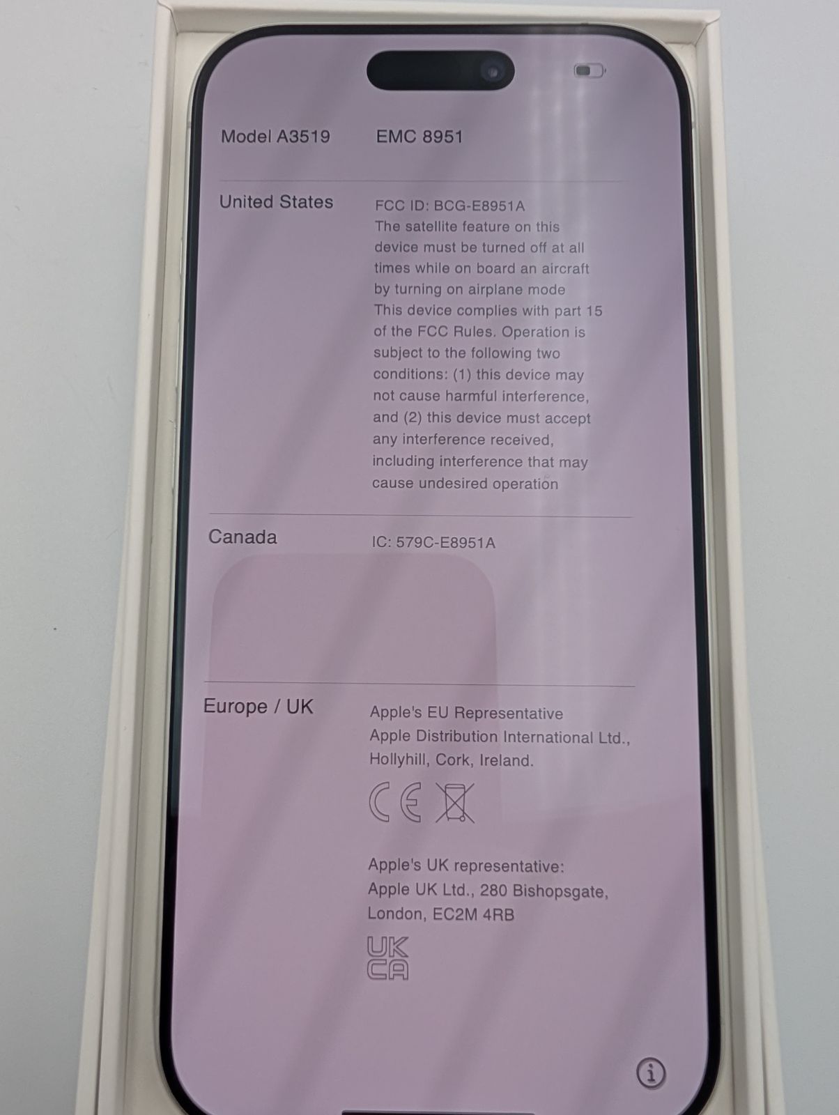 中古ジャンク】iPhone17 256GB（BT100％）と512GB（BT97％）＜2個 元箱
