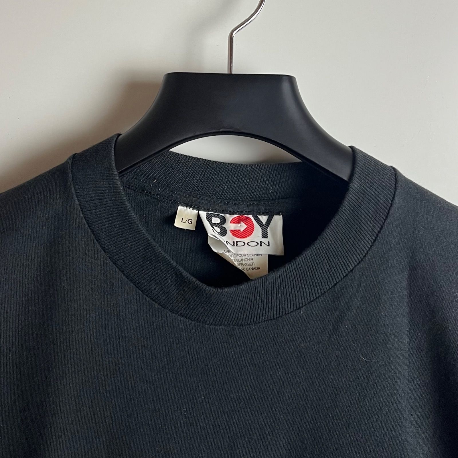 BOY LONDON 90s CANADA vintage patch Tee L ボーイロンドン カナダ製