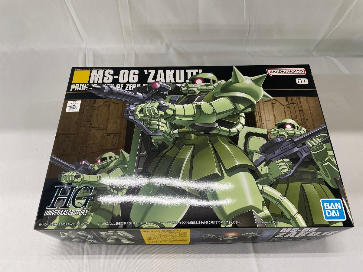 未開封】HGUC 機動戦士ガンダム MS-06 量産型ザク 1/144 - メルカリ
