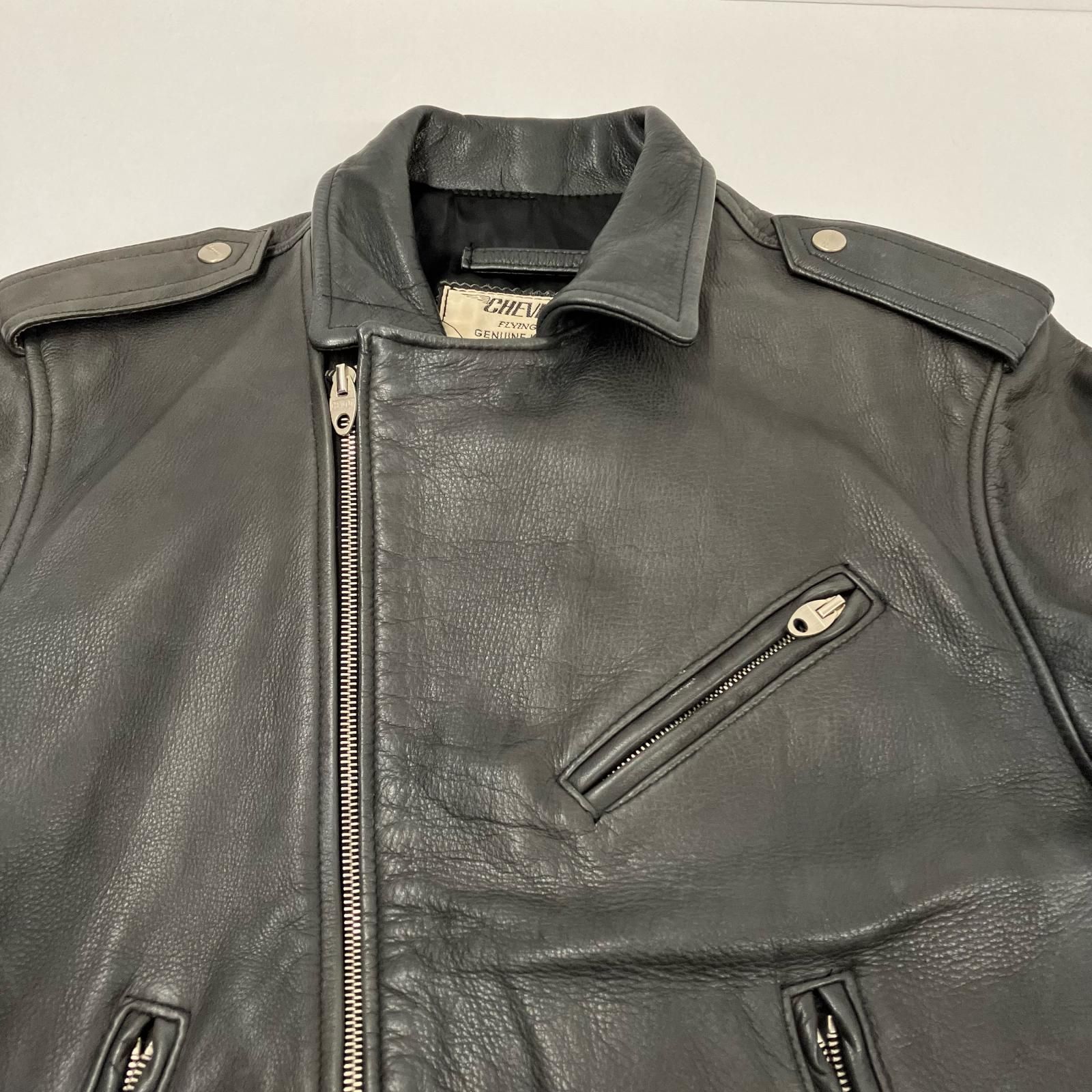 イオン広店】 中古 ライダースジャケット CHEVIGNON ブラック サイズ