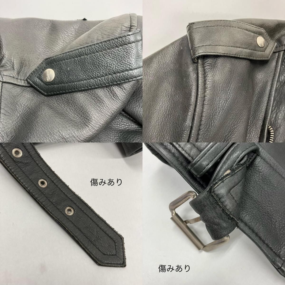 イオン広店】 中古 ライダースジャケット CHEVIGNON ブラック サイズ
