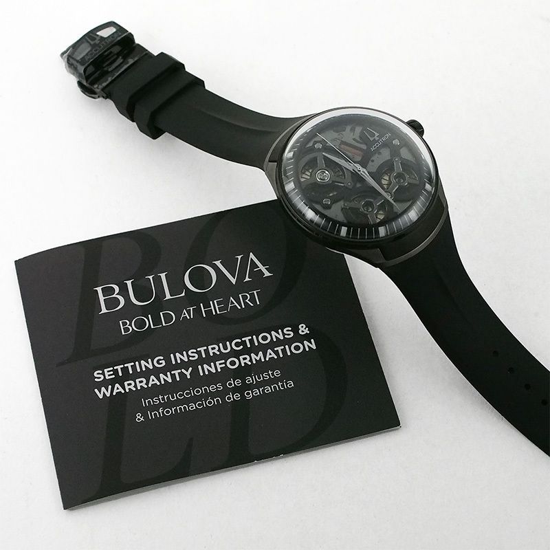 ブローバ BULOVA アキュトロン DNA ブラック メンズ SS 静電気誘導発電