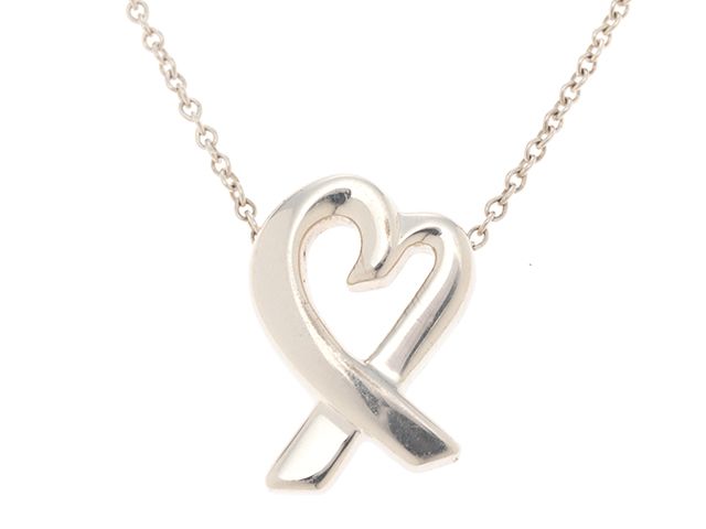 TIFFANY&Co. ティファニー ラビングハートネックレス ネックレス シルバー925 SV925 シルバー レディース【中古】460