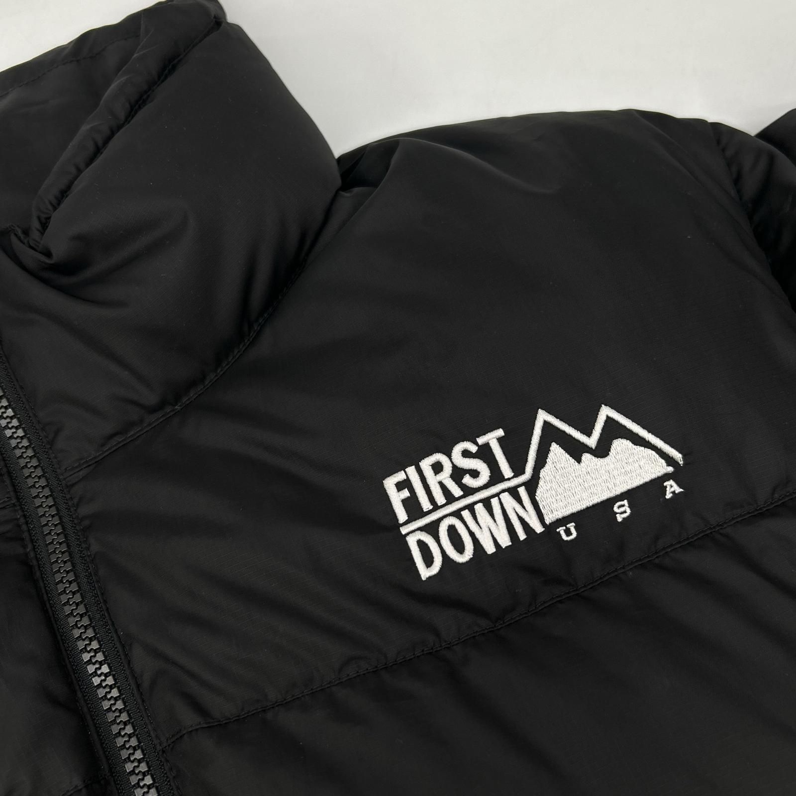 FIRST DOWN ファーストダウン 233-1536 ブラック ダウンジャケット M FIRST DOWN ファーストダウン 233-1536 ブラック ダウンジャケット M