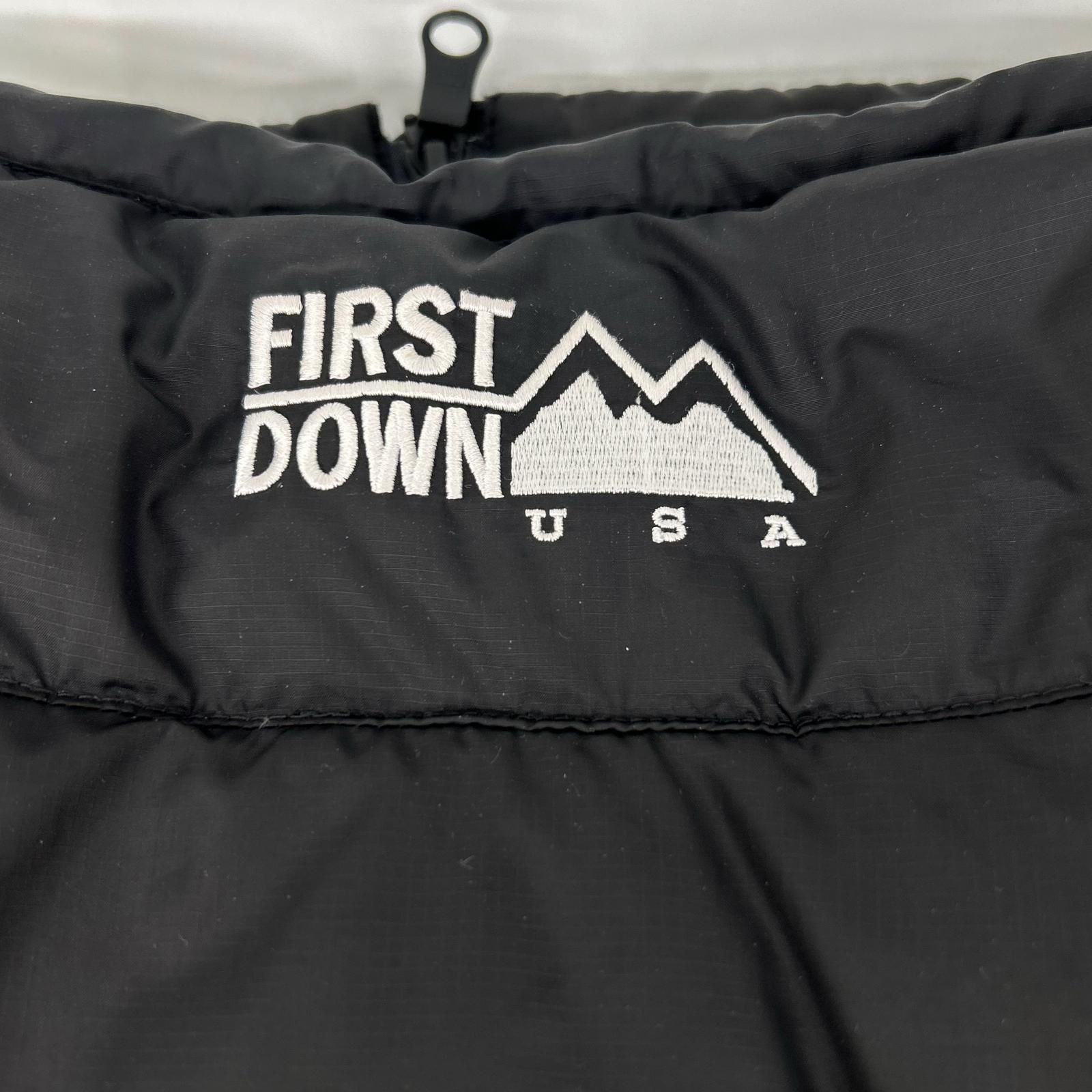 FIRST DOWN ファーストダウン 233-1536 ブラック ダウンジャケット M
