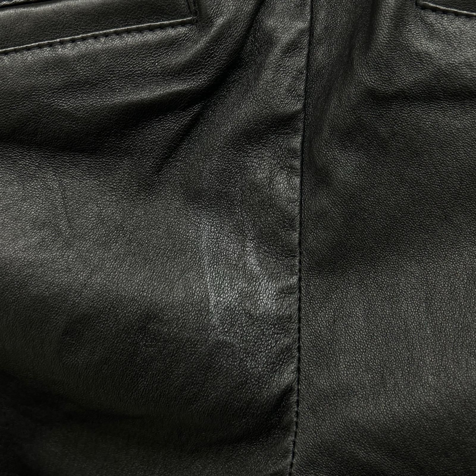 Helmut Lang ヘルムートラング ブラック シープスキン レザースキニー