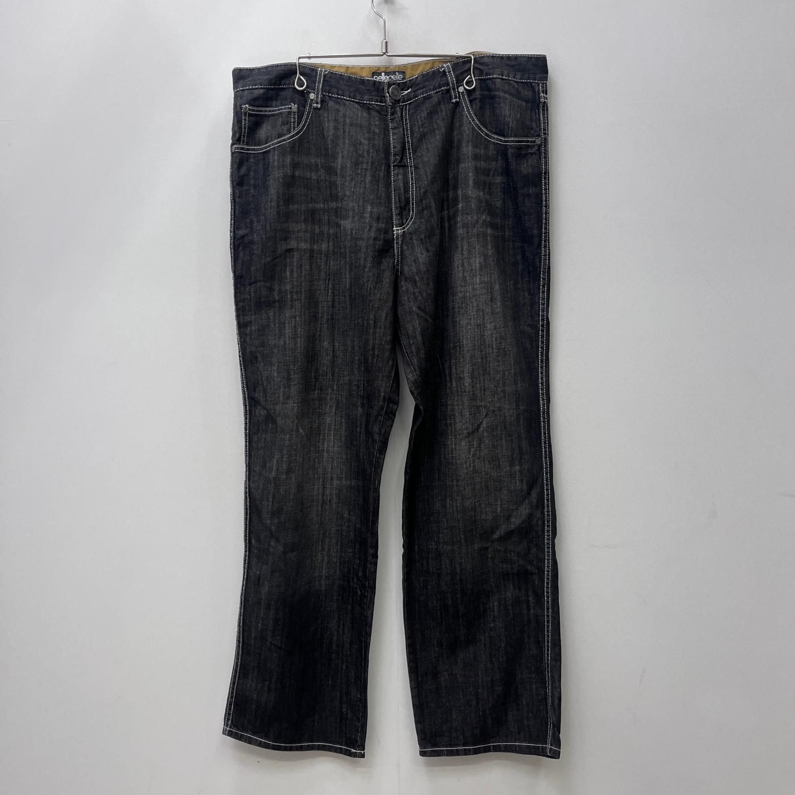 加古川店】 中古 デニムパンツ 刺? ブラック サイズ：42 【107