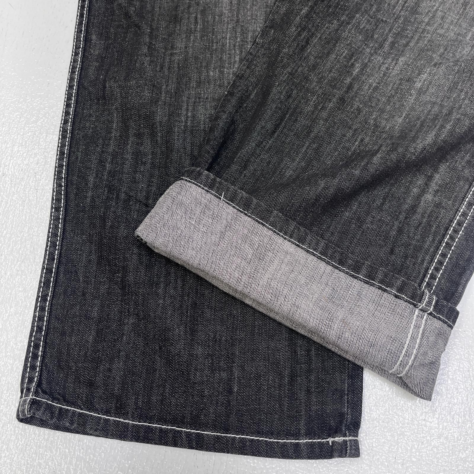 加古川店】 中古 デニムパンツ 刺? ブラック サイズ：42 【107