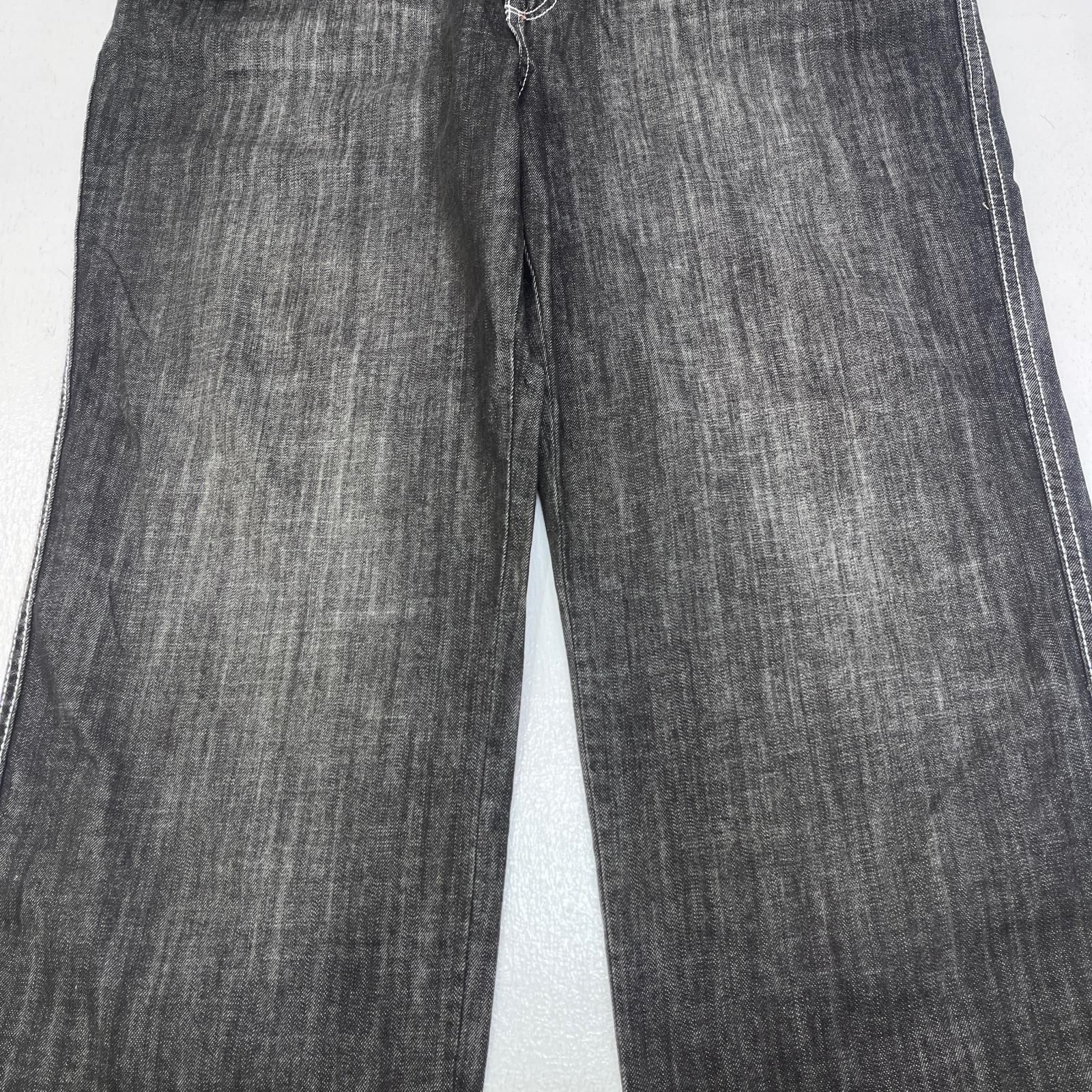 加古川店】 中古 デニムパンツ 刺? ブラック サイズ：42 【107