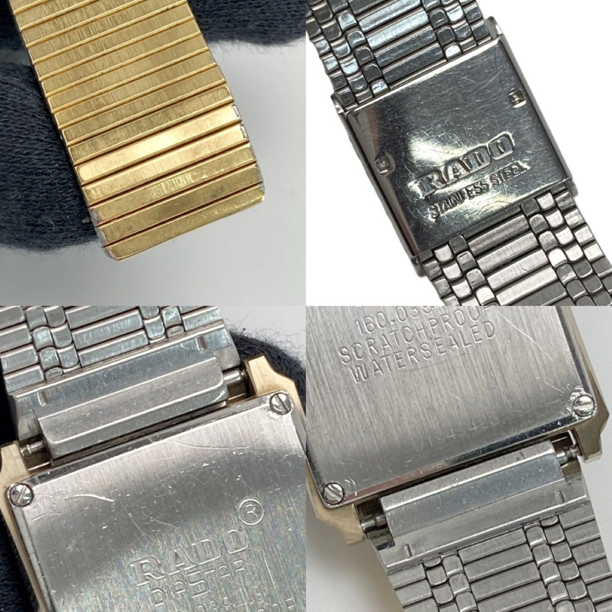 RADO ラドー ダイヤスター デイト 160.0394.3 クォーツ メンズ 腕時計