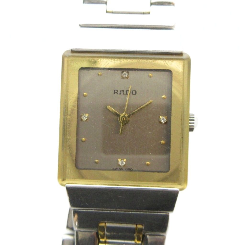 ラドー RADO 205.3622.4 腕時計 ウォッチ クォーツ スクエア 4P ライン