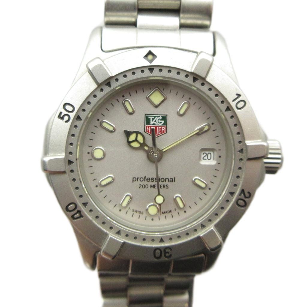 タグホイヤー TAG HEUER プロフェッショナル 200M WE1411-R 腕時計 ウォッチ クォーツ カレンダー付き デイト シルバー色 ■GY18 /MQ