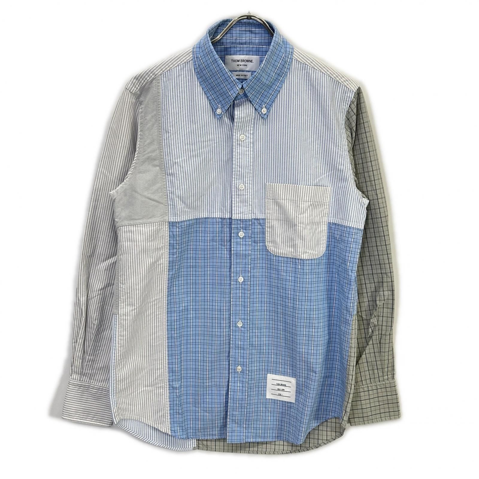 THOM BROWNE トムブラウン MWL320A-07147480 ライトブルー パッチ