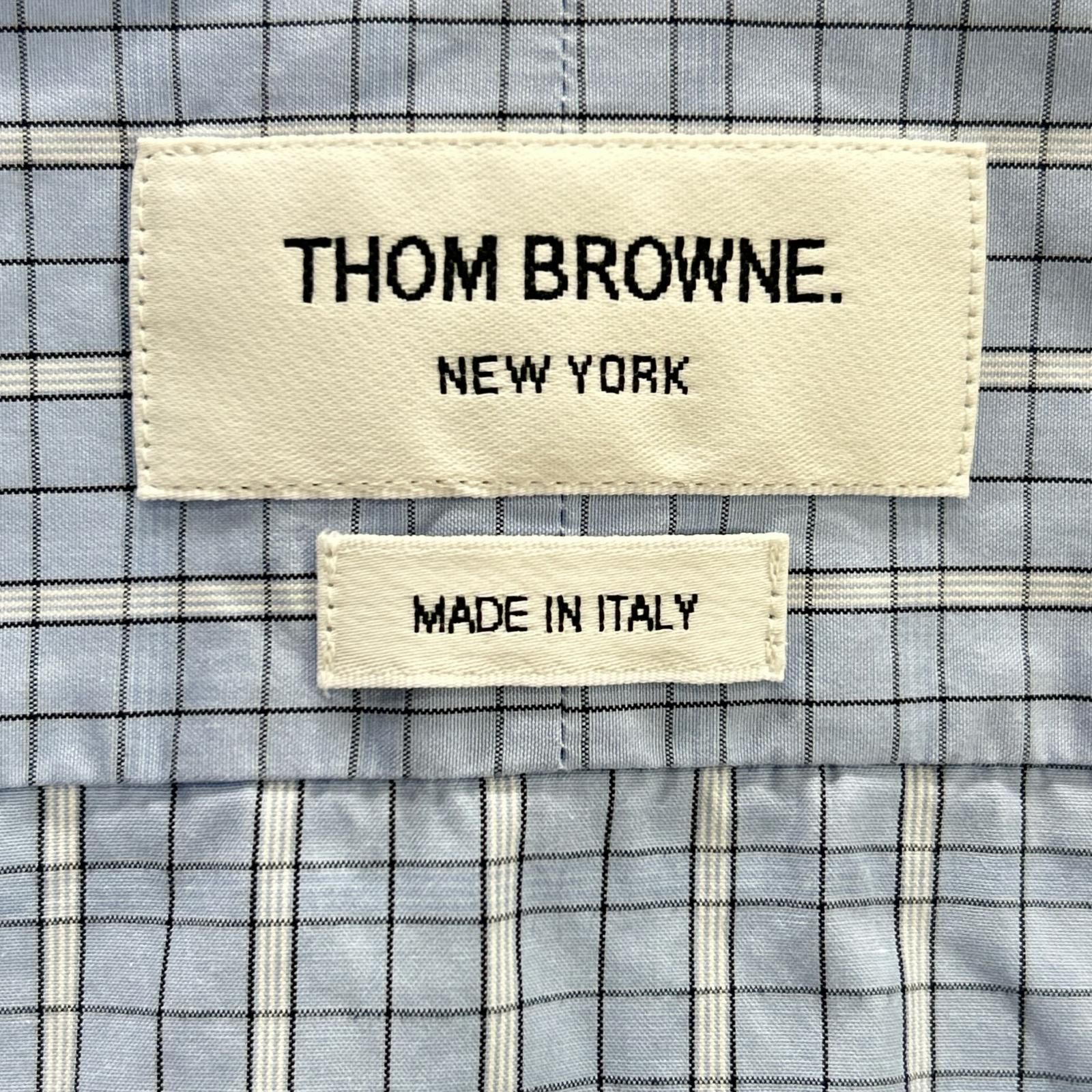 THOM BROWNE トムブラウン MWL320A-07147480 ライトブルー パッチ