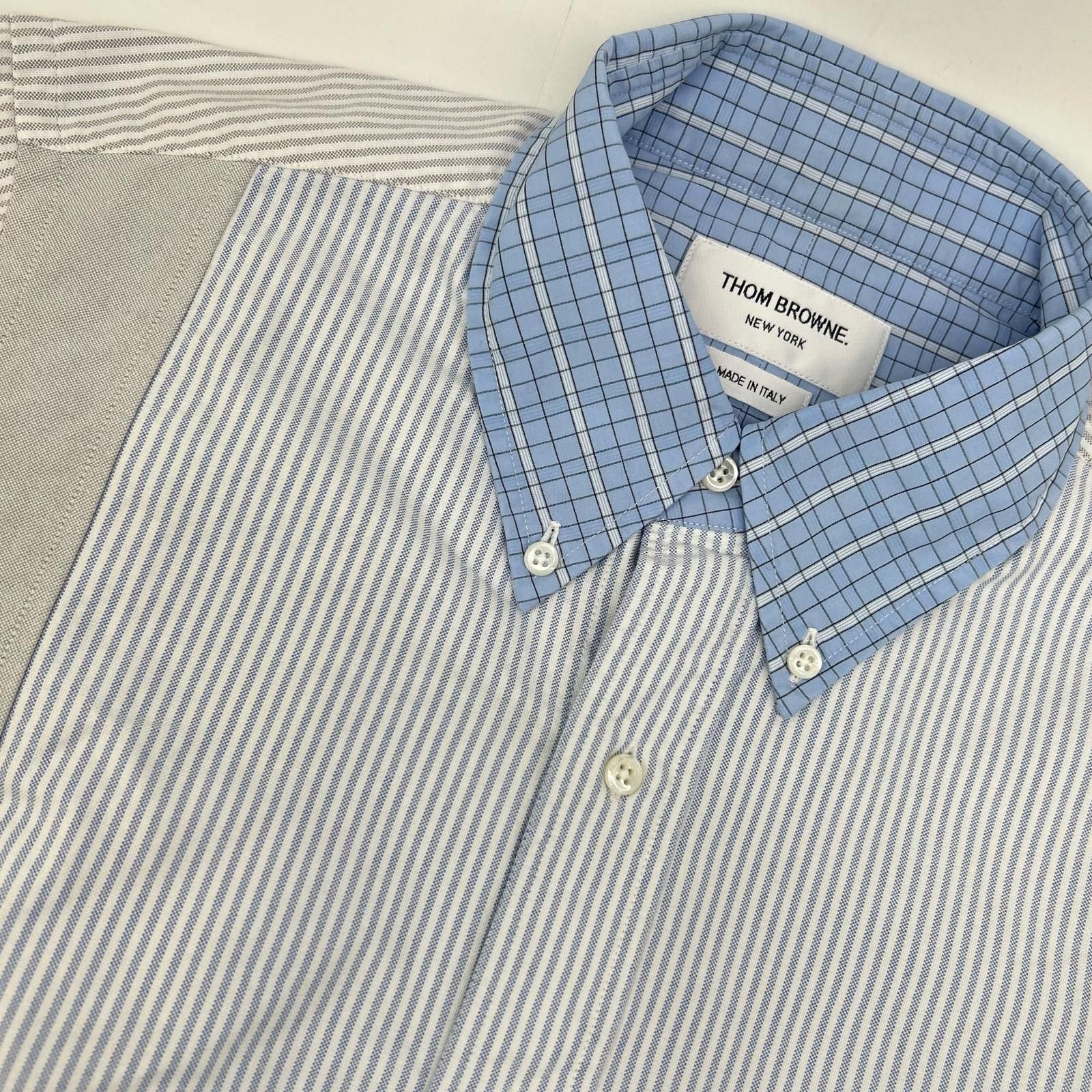 THOM BROWNE トムブラウン MWL320A-07147480 ライトブルー パッチ