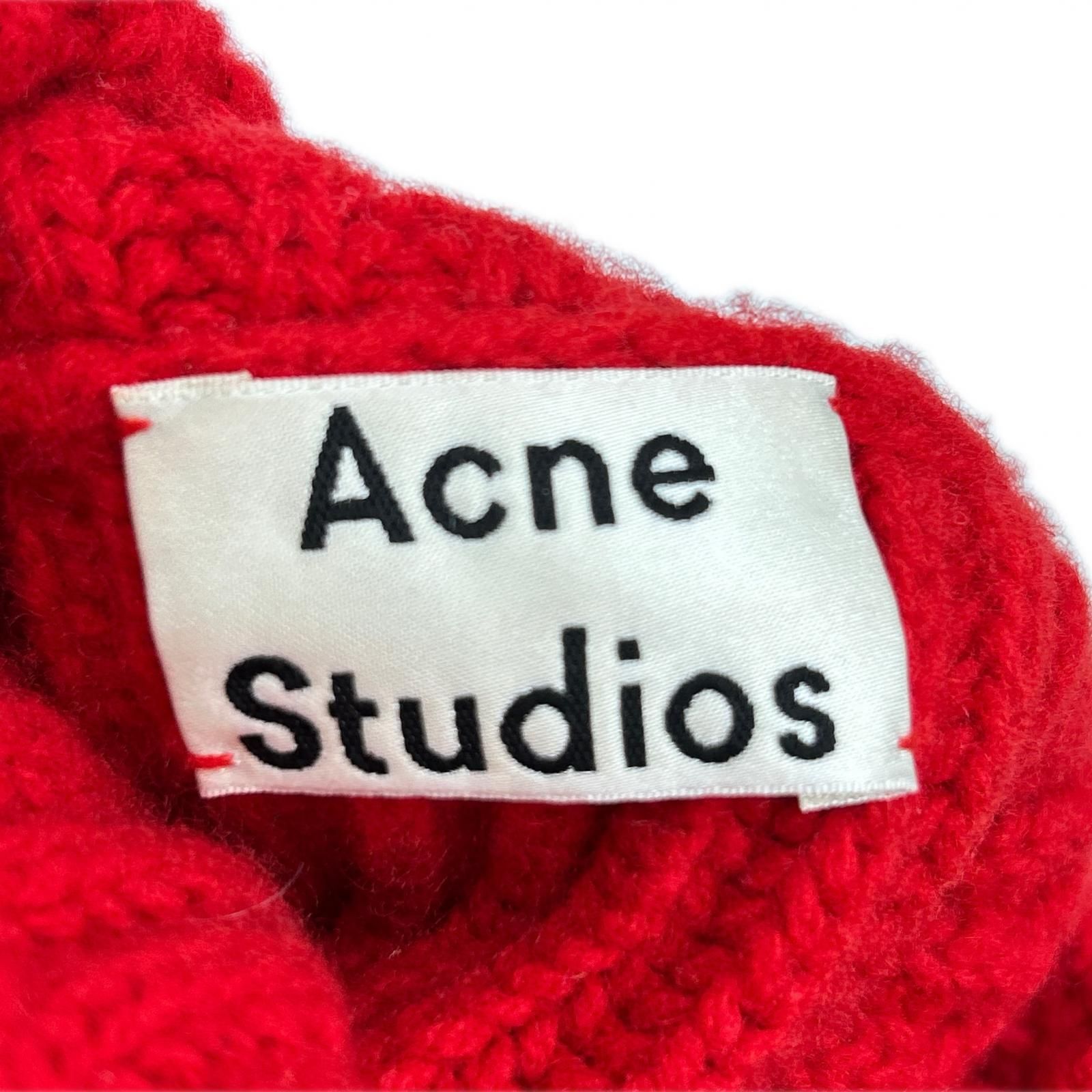 ACNE STUDIOS アクネ ストゥディオズ FN-WN-KNIT000018 レッド