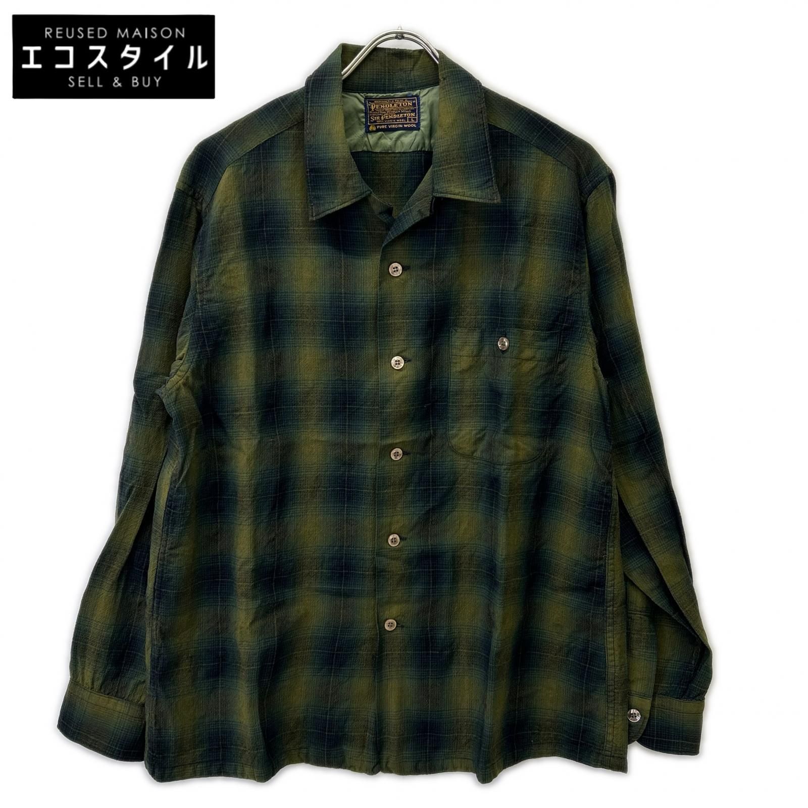 PENDLETON　ペンドルトン　60S オンブレ チェック柄 長袖シャツ　L 30,674円