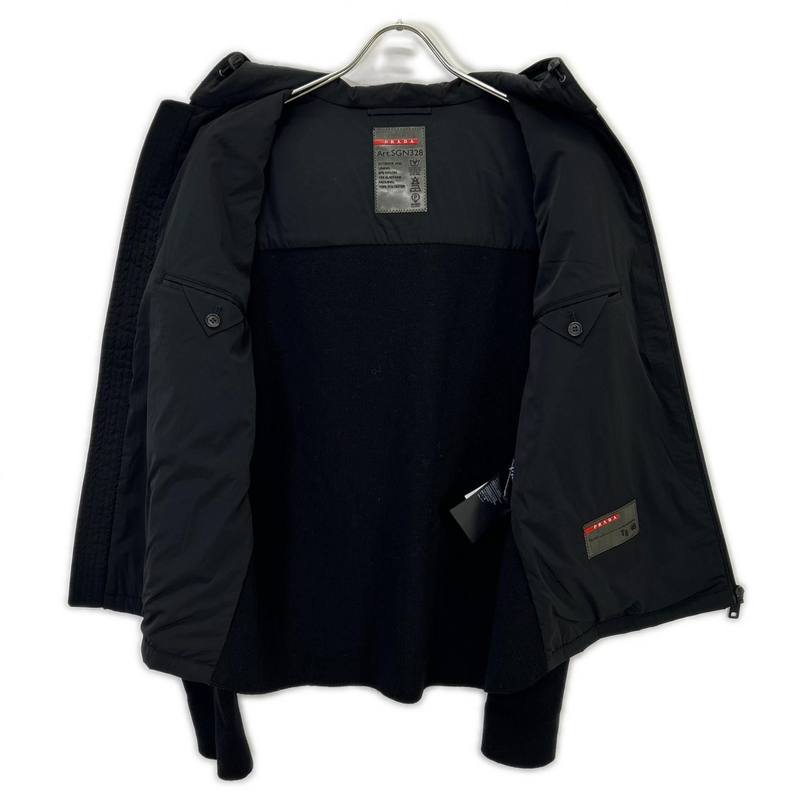 PRADA SPORT プラダスポーツ SGN328 16年 ブラック ナイロン×ウール